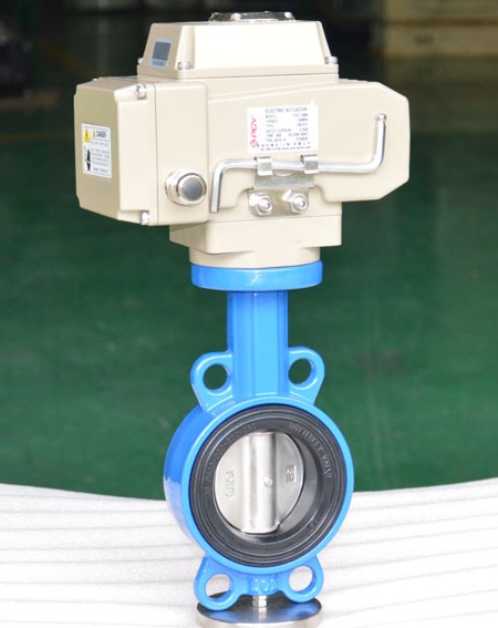 van bướm gang điều khiển điện