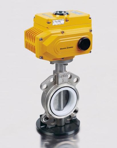 Van bướm inox điều khiển điện