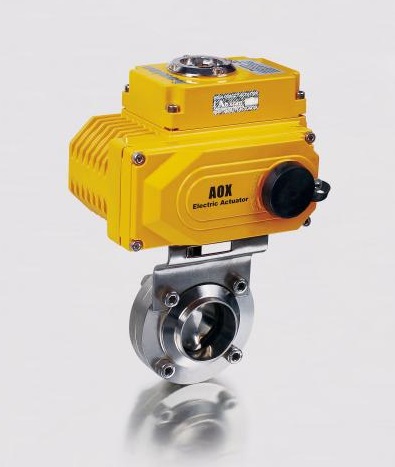 van bướm vi sinh điều khiển điện