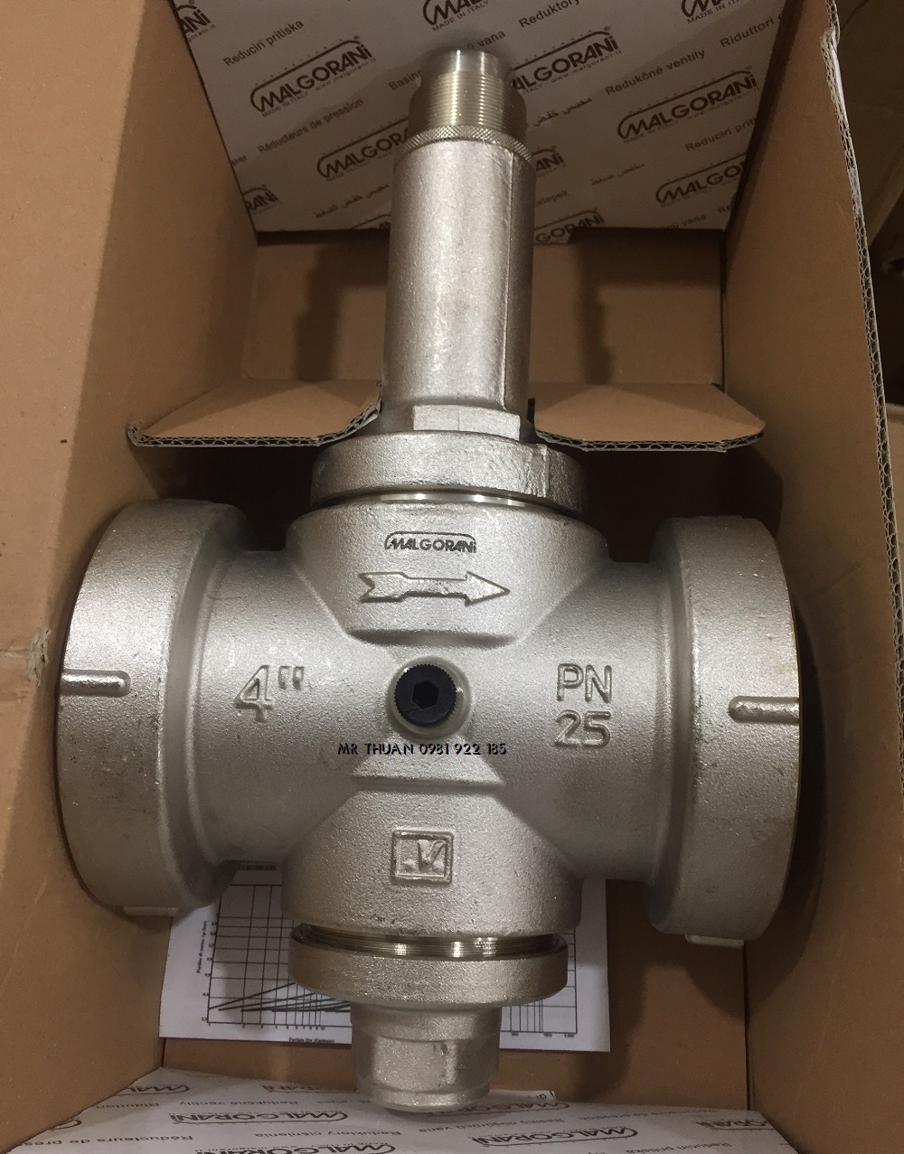 van giảm áp thuỷ lực lắp ren