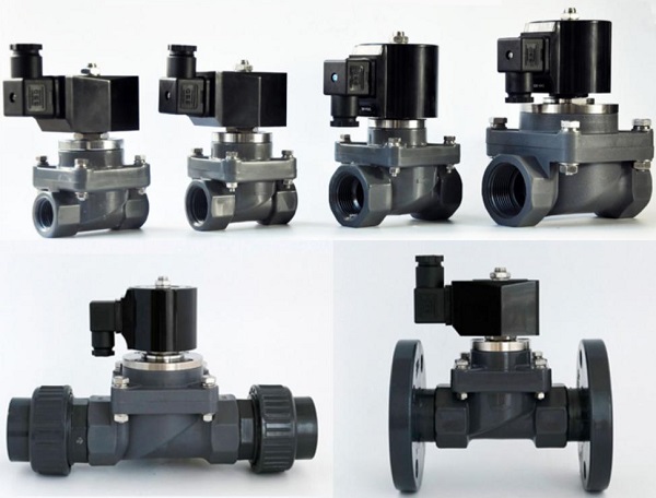 van điện từ toàn thân nhựa pvc upvc