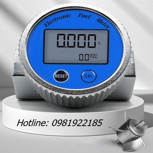 đồng hồ inox đo xăng dầu điện tử