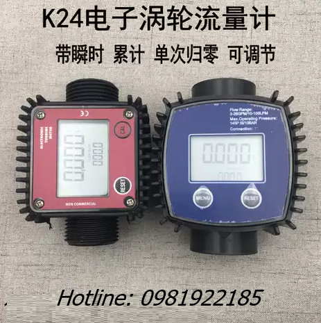 đồng hồ xăng dầu nhựa điện tử