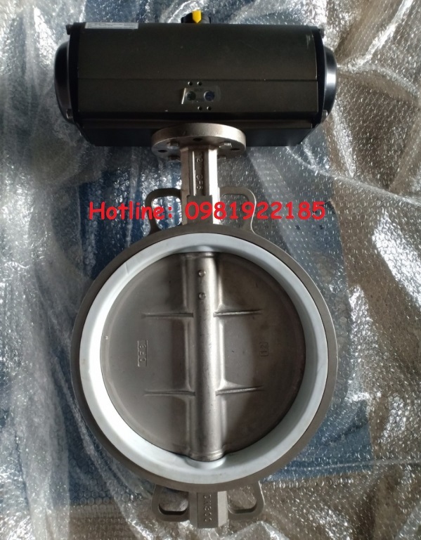 van bướm điều khiển khí nén alohan inox