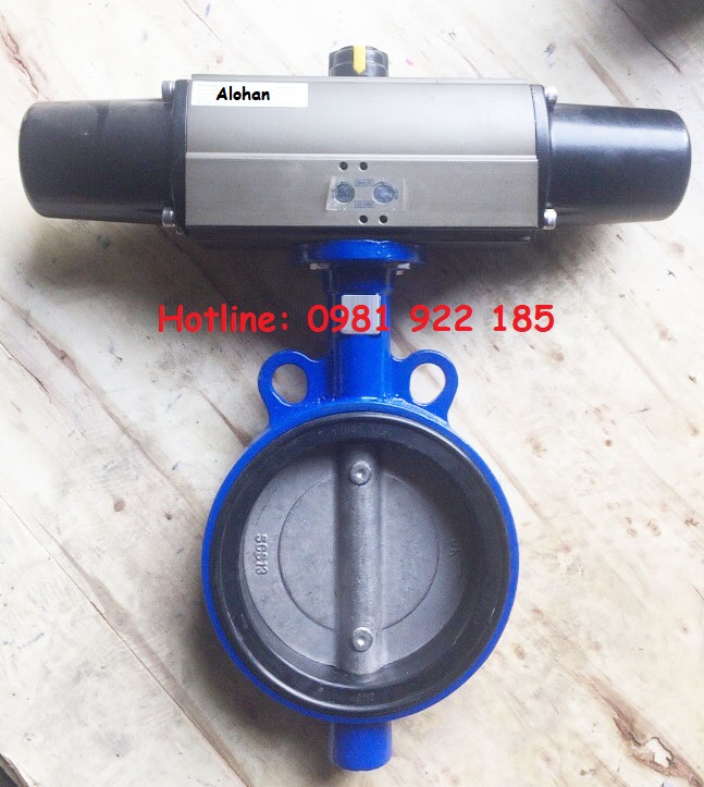 van bướm khí nén alohan tác động đơn