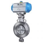 Van bướm điều khiển khí nén tác động kép