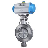 Van bướm điều khiển khí nén tác động kép