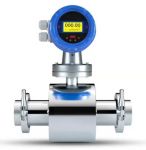 Đồng hồ đo nước điện tử vi sinh clamp inox