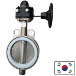 Van bướm inox tay quay Wonil Hàn Quốc