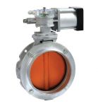 Van bướm silo điều khiển khí nén