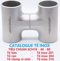 Catalogue tê inox