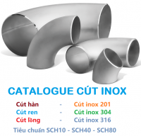 Catalogue cút inox 201 inox 304 inox 316